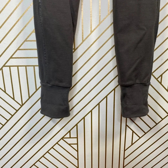 Vince Gray Leather Piped Legging Joggers - Picture 8 of 10